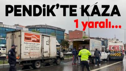 Pendik D-100'de kaza: 1 yaralı