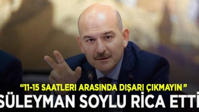 Soylu, 65 yaş üstü için 57 ildeki vatandaşlara çağrı yaptı