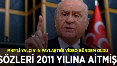 Bahçeli'nin "Tek başına iktidar" videosu 2011 yılına ait