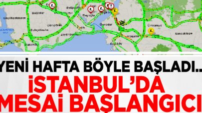 İstanbul trafik yoğunluğu yüzde 15