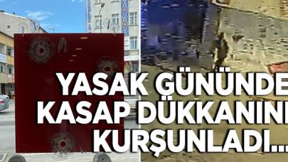 Sancaktepe'de kasap dükkanını kurşunlandı!