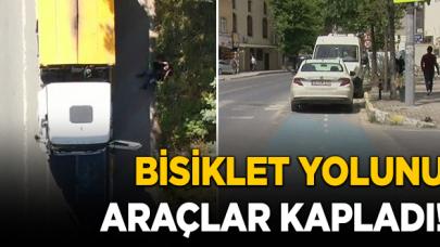 İBB'nin yaptığı bisiklet yolu araçlara teslim