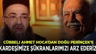 Cübbeli Ahmet Hoca: Doğu Perinçek kardeşimize şükranlarımızı arz ederiz