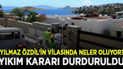 Yılmaz Özdil'in villası için verilen yıkım kararı iptal edildi