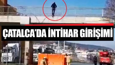 Çatalca'da intihar girişimi