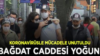 Kadıköy Bağdat Caddesi'nde dikkat çekici yoğunluk