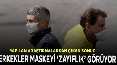 Erkekler maske takma zorunluluğuna kadınlar kadar uymuyor