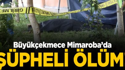 Büyükçekmece Mimaroba'da şüpheli ölüm: Yanarak aşağı düştü!