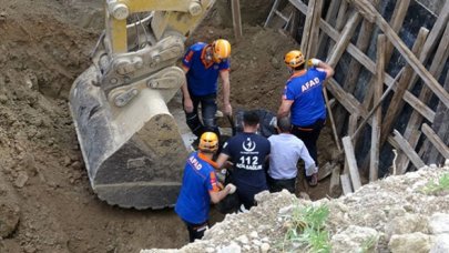 İnşaat çalışması sırasında göçük yaşandı, işçilerden Ali Elek hayatını kaybetti