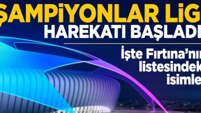 Trabzonspor'da Şampiyonlar Ligi için transfer harekatı başladı! İşte listedeki isimler...