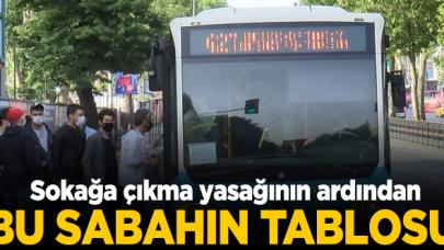 İstanbul'da yasak sonrası toplu ulaşım