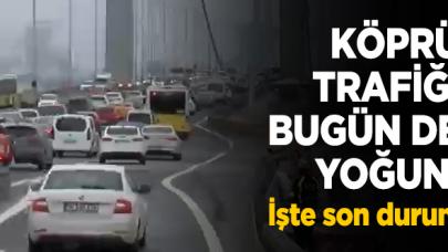 Köprü trafiğinde yoğunluğu