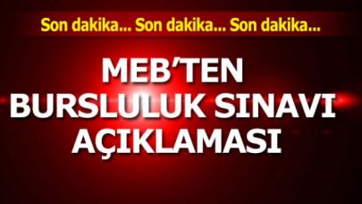 MEB'den son dakika bursluluk sınavı açıklaması|2020 Bursluluk sınavı ne zaman yapılacak, ertelendi mi?