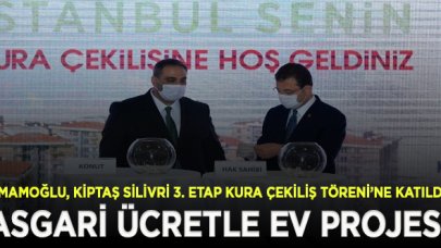 İmamoğlu’ndan asgari ücretle ev projesi