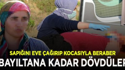 Karı koca bir olup, tacizciyi bayıltana kadar dövdüler