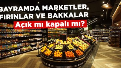 Ramazan Bayramı 24-25-26 Mayıs fırınlar, marketler ve bakkallar açık mı kapalı mı? Çalışma saatleri...