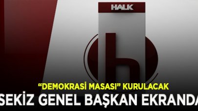 Sekiz partinin genel başkanı ekrana çıkıyor