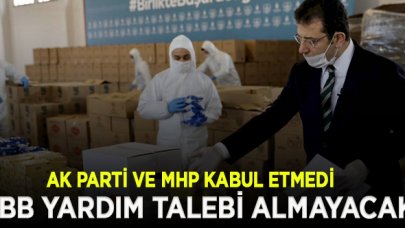 İBB'nin yardım talebi teklifine AK Parti ve MHP'den itiraz