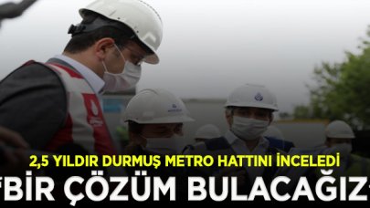 Yenidoğan-Cumhuriyet-Emek Metro Hattı’nı inceleyen İmamoğlu'ndan tepki: Çok yanlış bir şekilde başlanmış!