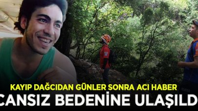 Kayıp dağcı Fikret Emre'den 14 gün sonra acı haber