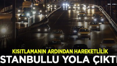 İstanbul'da 4 günlük kısıtlamanın bitmesiyle hareketlilik başladı