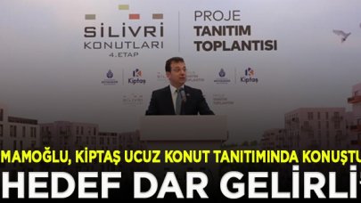 İmamoğlu Kiptaş ucuz konut tanıtımına katıldı: Hedef sağlık çalışanı ve dar gelirli