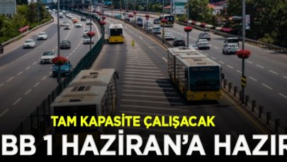 İBB araçları 1 Haziran'da tam kapasite çalışacak