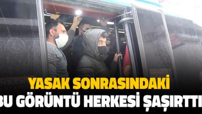 Esenyurt'ta 7 kişi olması gereken minibüsten 35 yolcu çıktı!