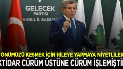 Davutoğlu'ndan iktidara soru: Demokrasiyle ne sorununuz var?