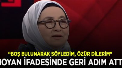 Sevda Noyan: Boş bulunarak söyledim, özür dilerim