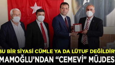 İmamoğlu'ndan 'Cemevi' müjdesi: Örnek teşkil edecek projelerimiz var