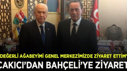 Alaattin Çakıcı'dan MHP Lideri Devlet Bahçeli'ye ziyaret