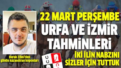 22 Mart 2018 Perşembe İzmir ve Urfa At Yarışı Tahminleri - Kazandıran Altılı Ganyan Bülteni