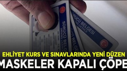 Ehliyet kurs ve sınavlarında yeni düzenleme