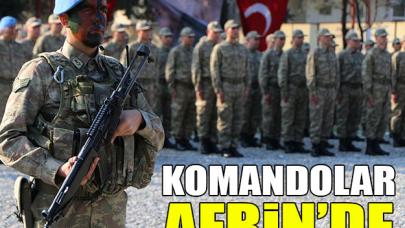 Komandolar Afrin'de