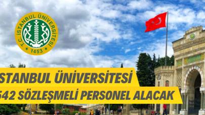 İstanbul Üniversitesi 542 personel alımı yapacak