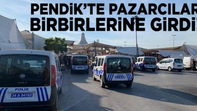 Pendik'te pazarcılar birbirlerine girdi: 4 yaralı