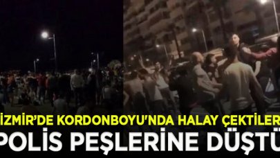 İzmir'de Kordonboyu'nda halay çektiler!