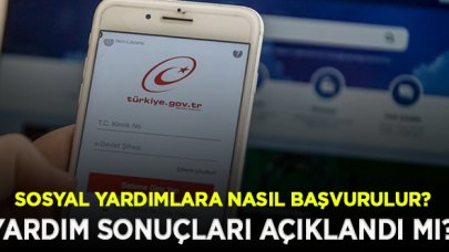 Pandemi dönemi sosyal yardım sonuçları açıklandı mı| Başvuru nasıl yapılıyor?