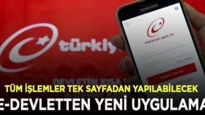 e-Devlet'ten hayatı kolaylaştıran yeni uygulama