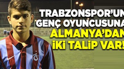 Trabzonspor'un genç yıldızına Almanya'dan iki talip!