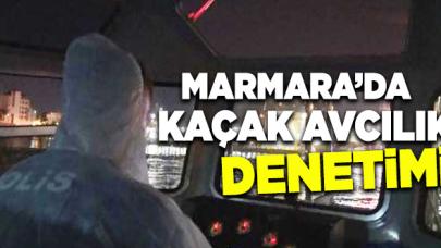 Marmara Denizi'nde kaçak avcılık denetimi yapıldı