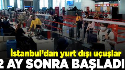 İstanbul Havalimanı'nda yurt dışı uçuşlar 2 ay sonra başladı