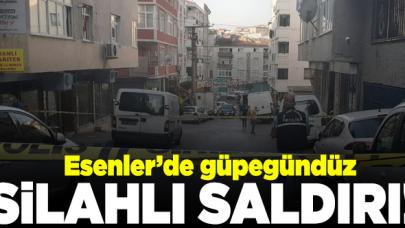 Esenler'de güpegündüz silahlı saldırı