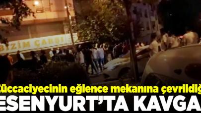 Esenyurt'ta züccaciyeciyi eğlence mekanına çevirdiler, kavga çıktı!