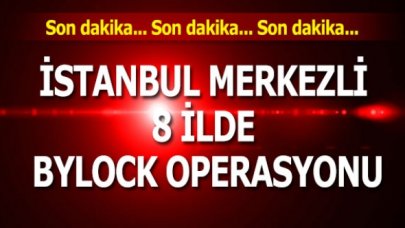 İstanbul merkezli 8 ilde ByLock operasyonu: 40 şüpheliden 28'i yakalandı