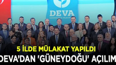 DEVA Partisi'den 'Güneydoğu' açılımı