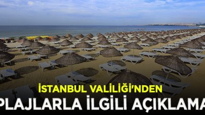 İstanbul Valiliği'nden yüzme alanları ve plajlarla ilgili açıklama