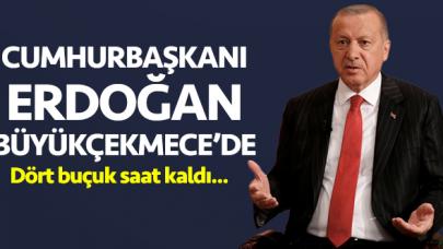 Cumhurbaşkanı Erdoğan Büyükçekmece'de