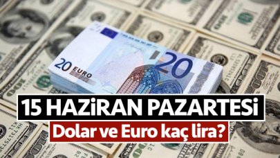 15 Haziran Pazartesi dolar ve euro kaç lira? Son dakika fiyatları...